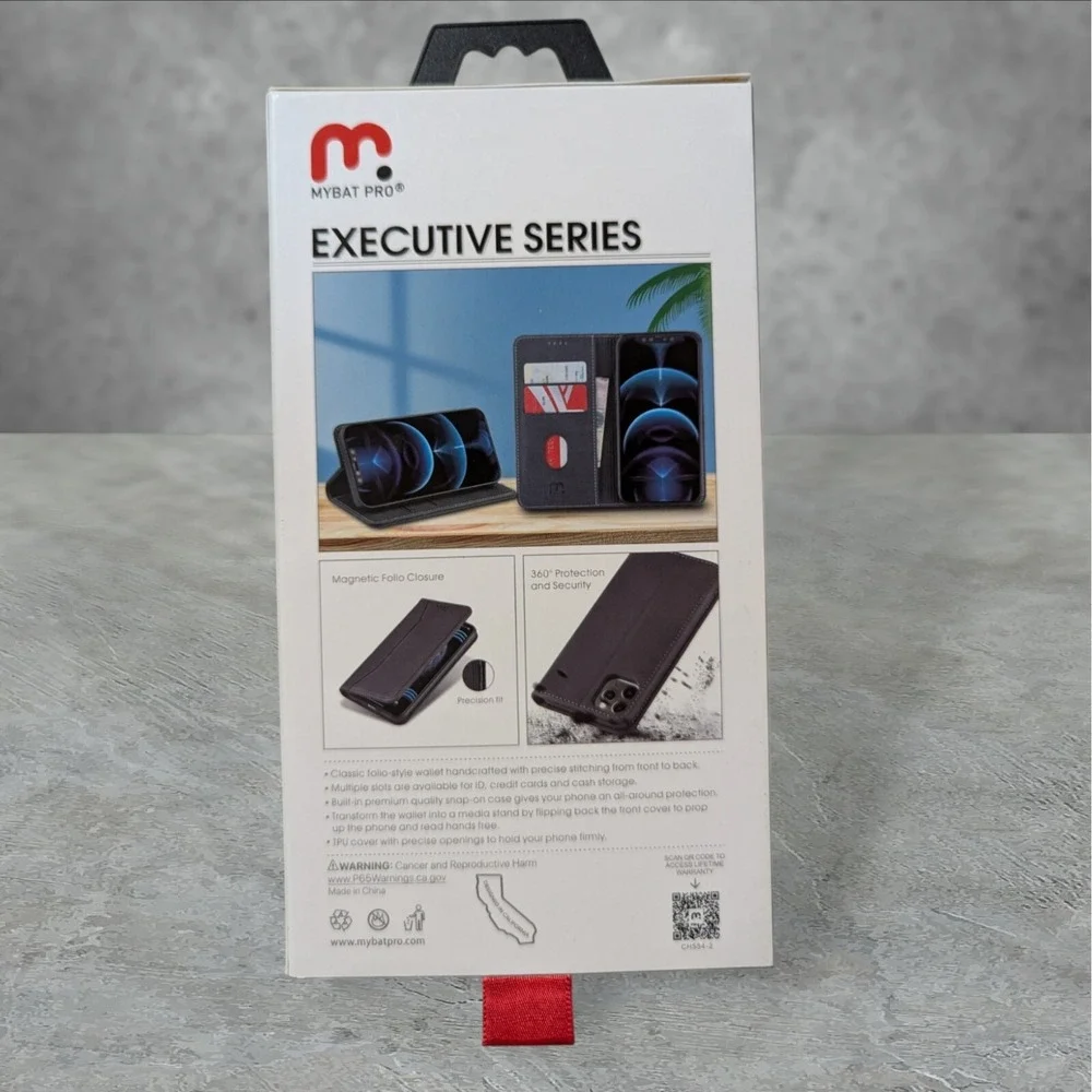 i4. Mybat Pro Executive Series Case For Apple iPhone 14 Pro Max - Black‎